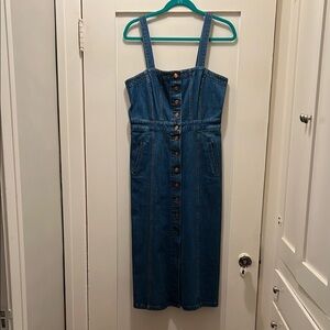 J. Crew Denim Button-Down Dress